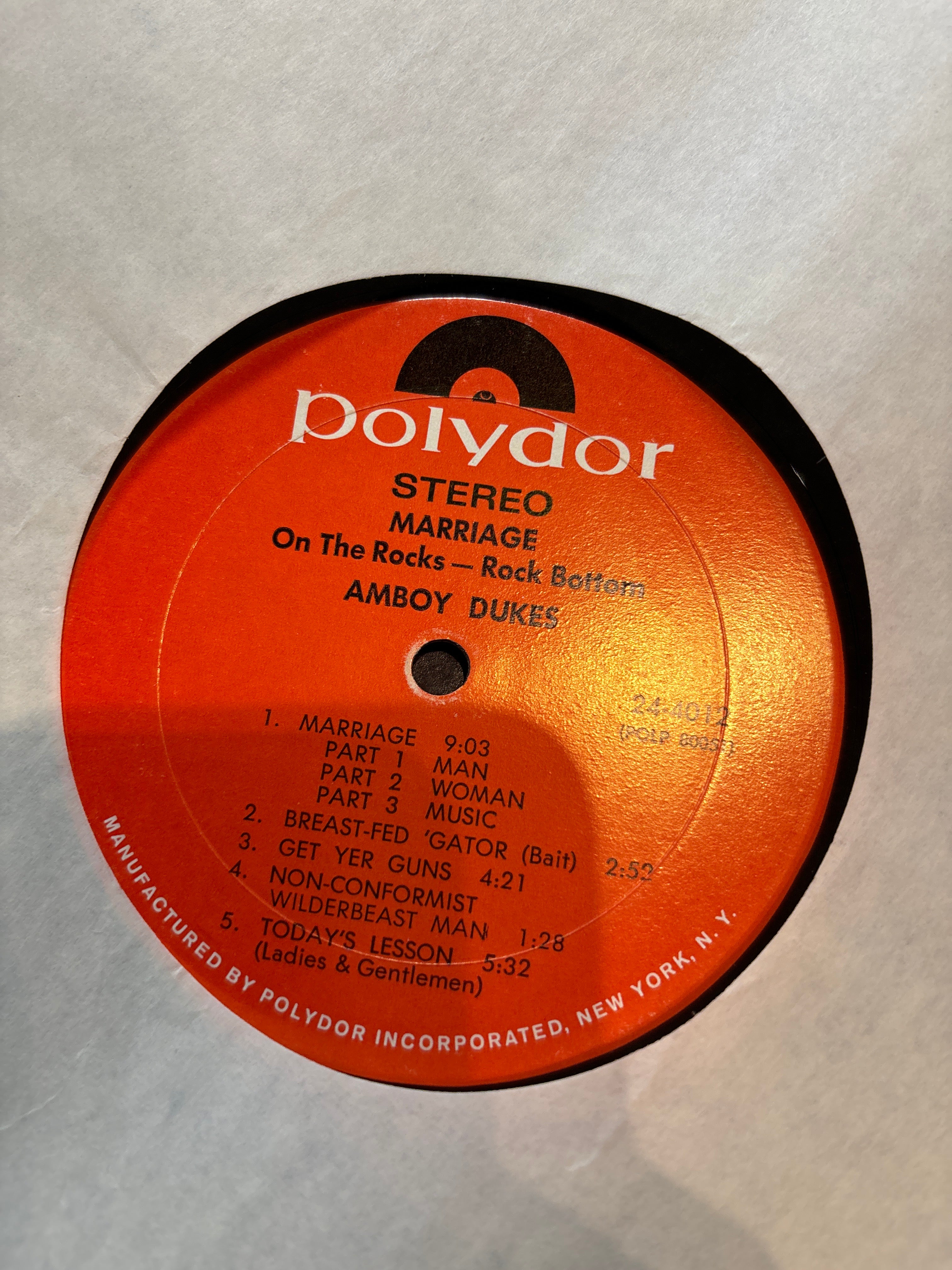 Amboy Dukes - Marriage on the Rocks