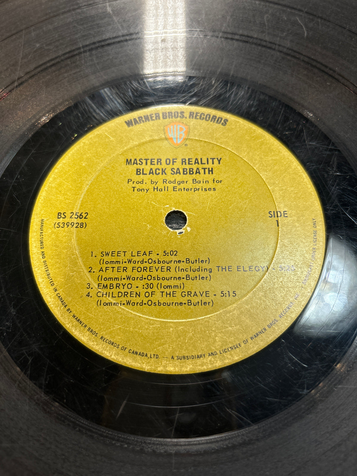 Black Sabbath - Master of Reality (No Cover)