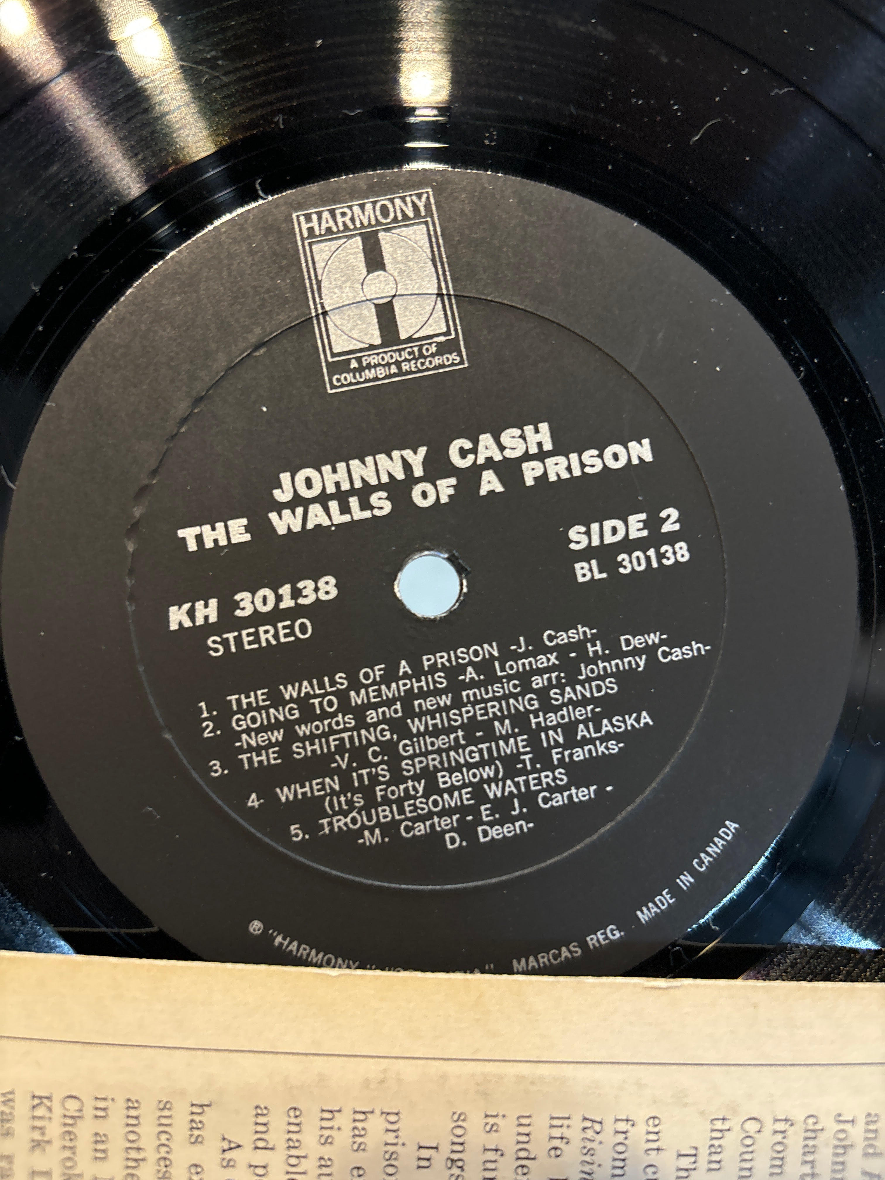 Walls of a Prison - Johnny Cash
