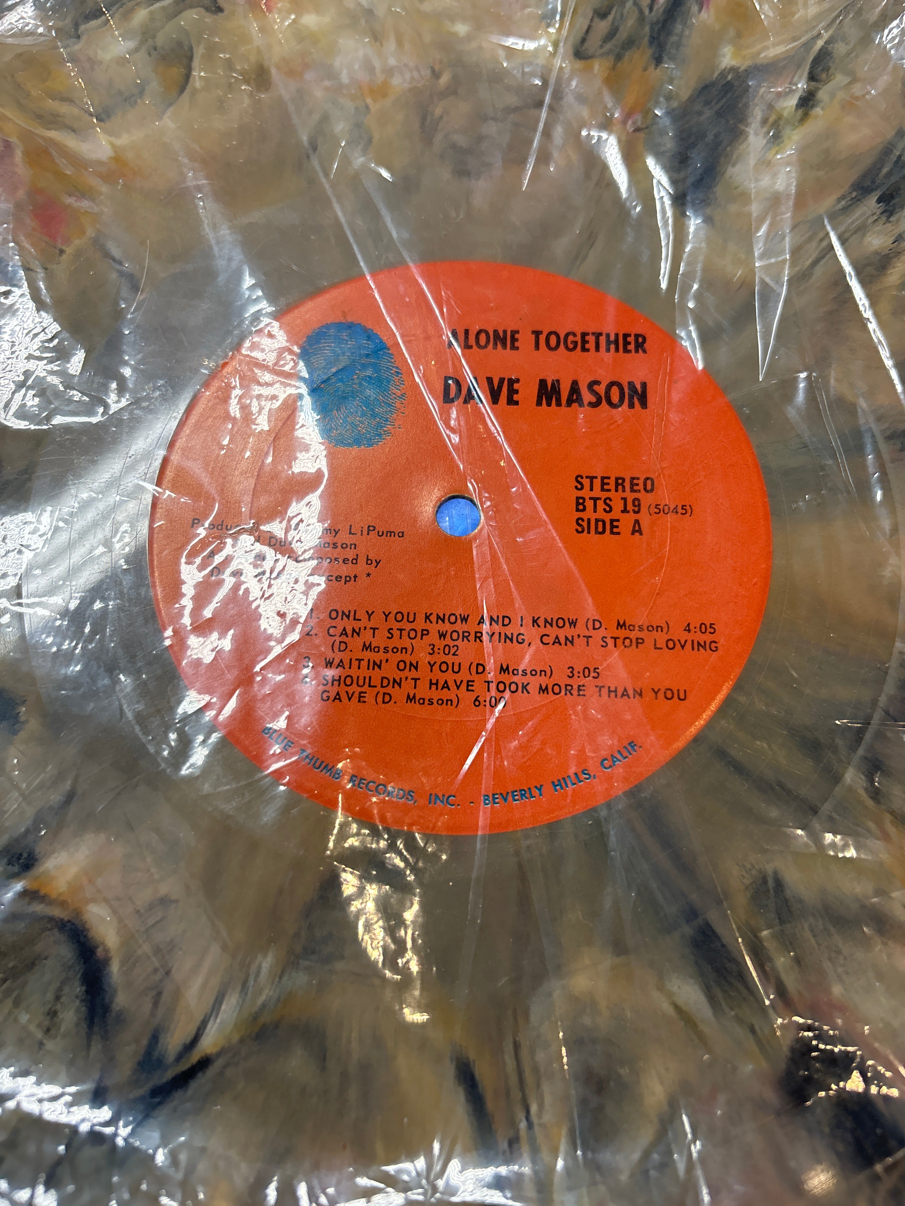 Dave Mason - Alone Together (Splatter Vinyl)