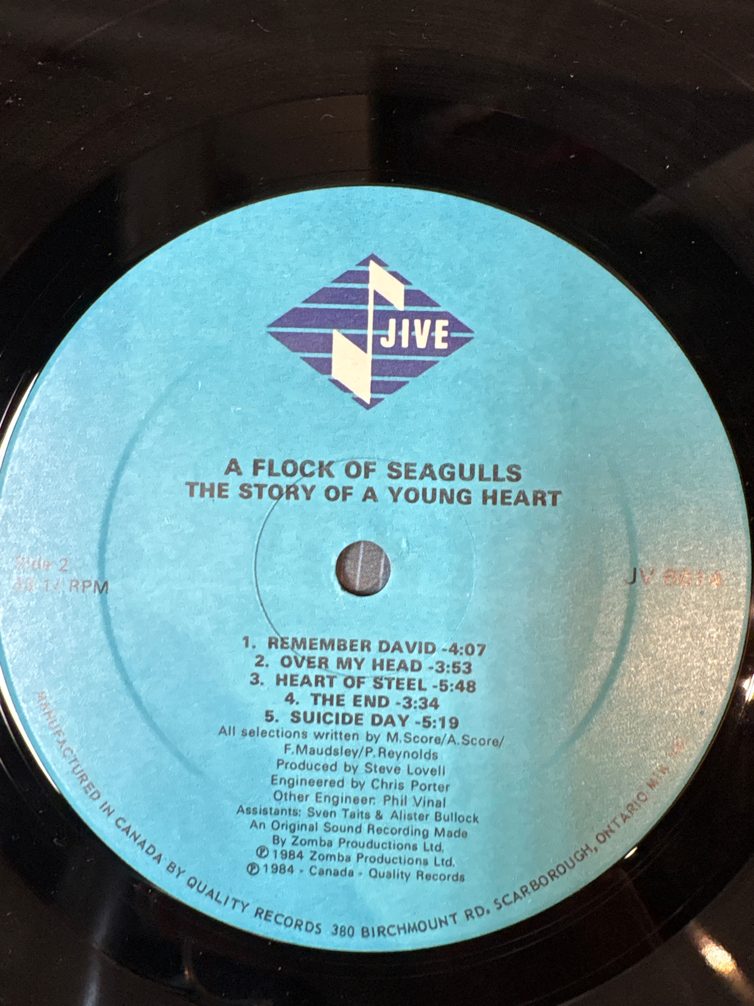 The story of a young heart - a flock of seagulls