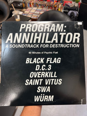 Program Annihilator A Soundtrack For Destruction
