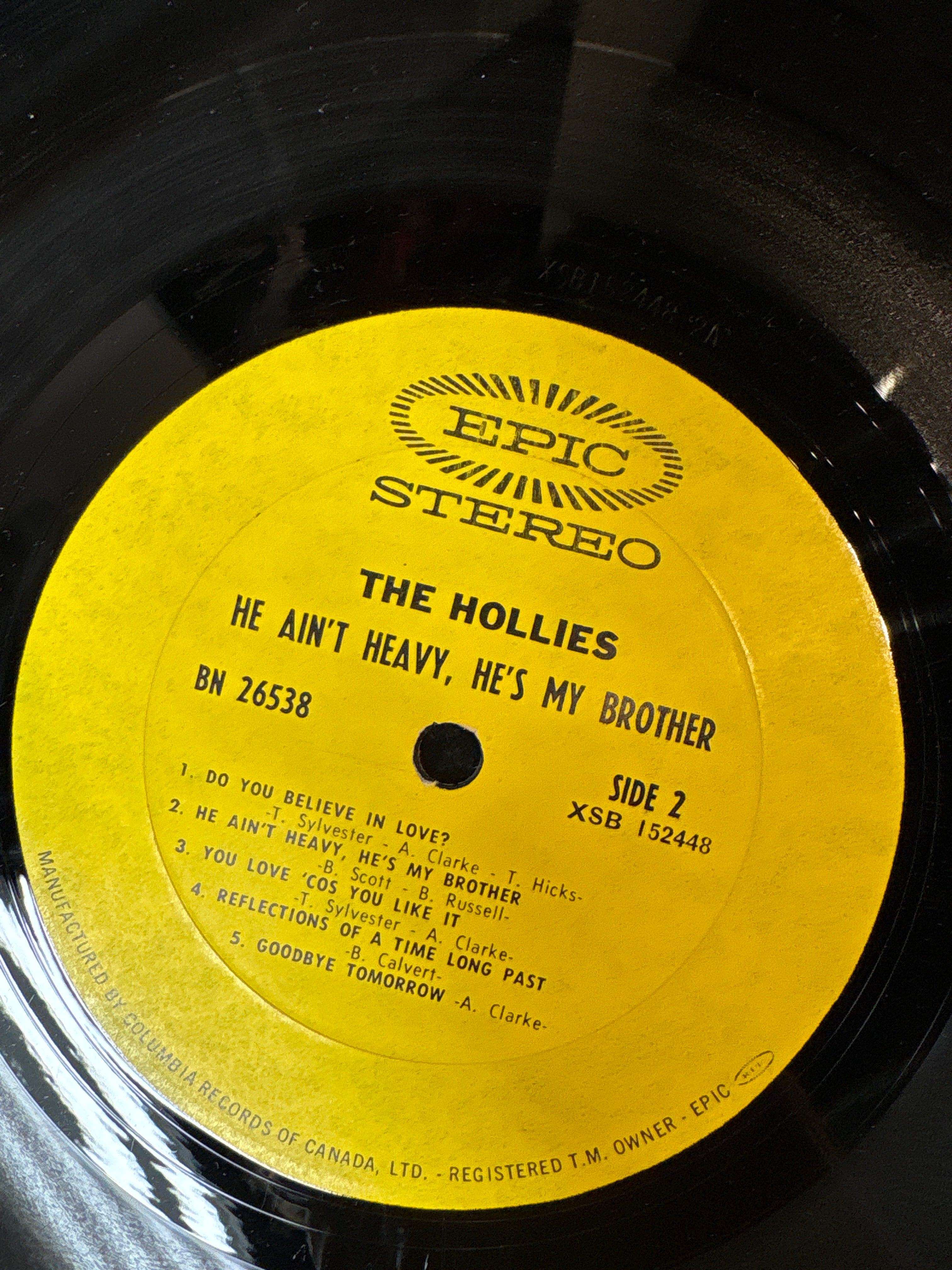 He ain’t heavy, he’s my brother - the Hollie’s