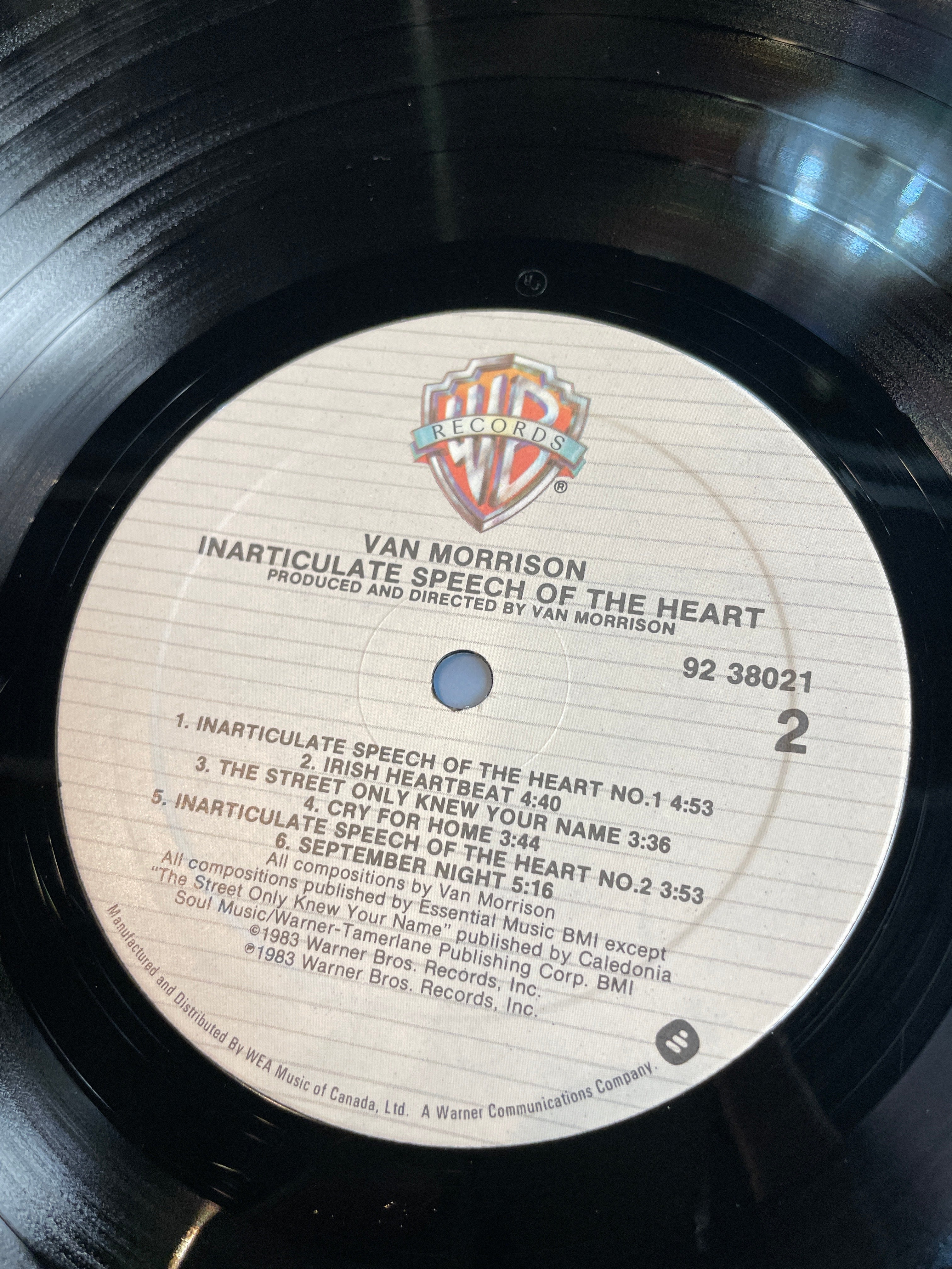 Inarticulate speech of the heart - Van Morrison