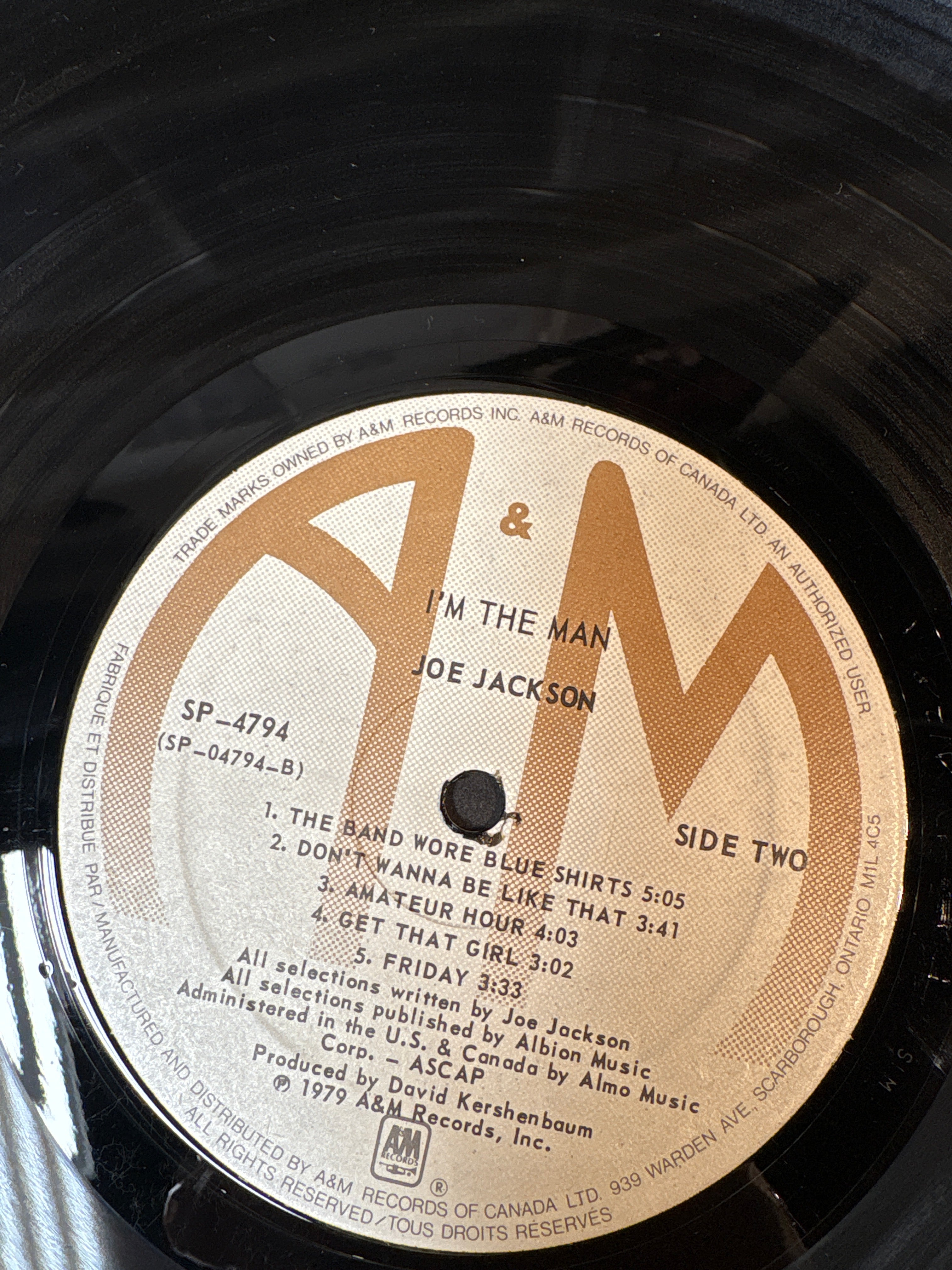 I’m the man - Joe Jackson
