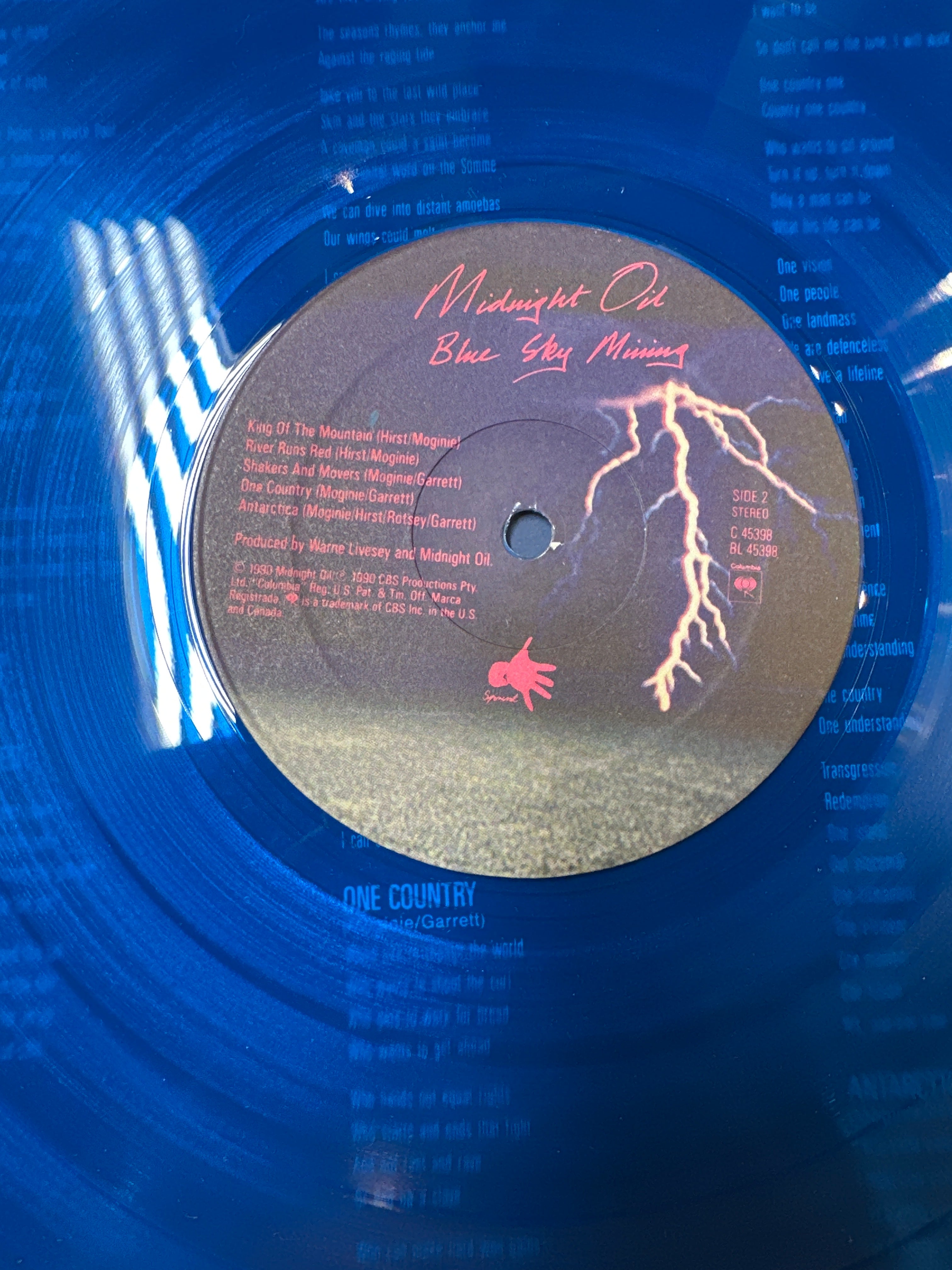 Midnight Oil - Blue Sky mining