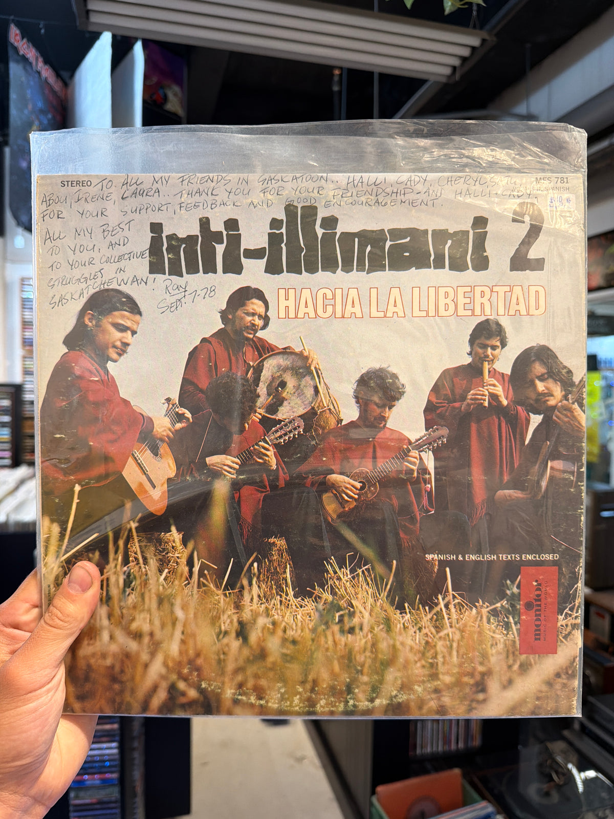 Inti-Illimani 2 - Hacia La Libertad (Autographed)