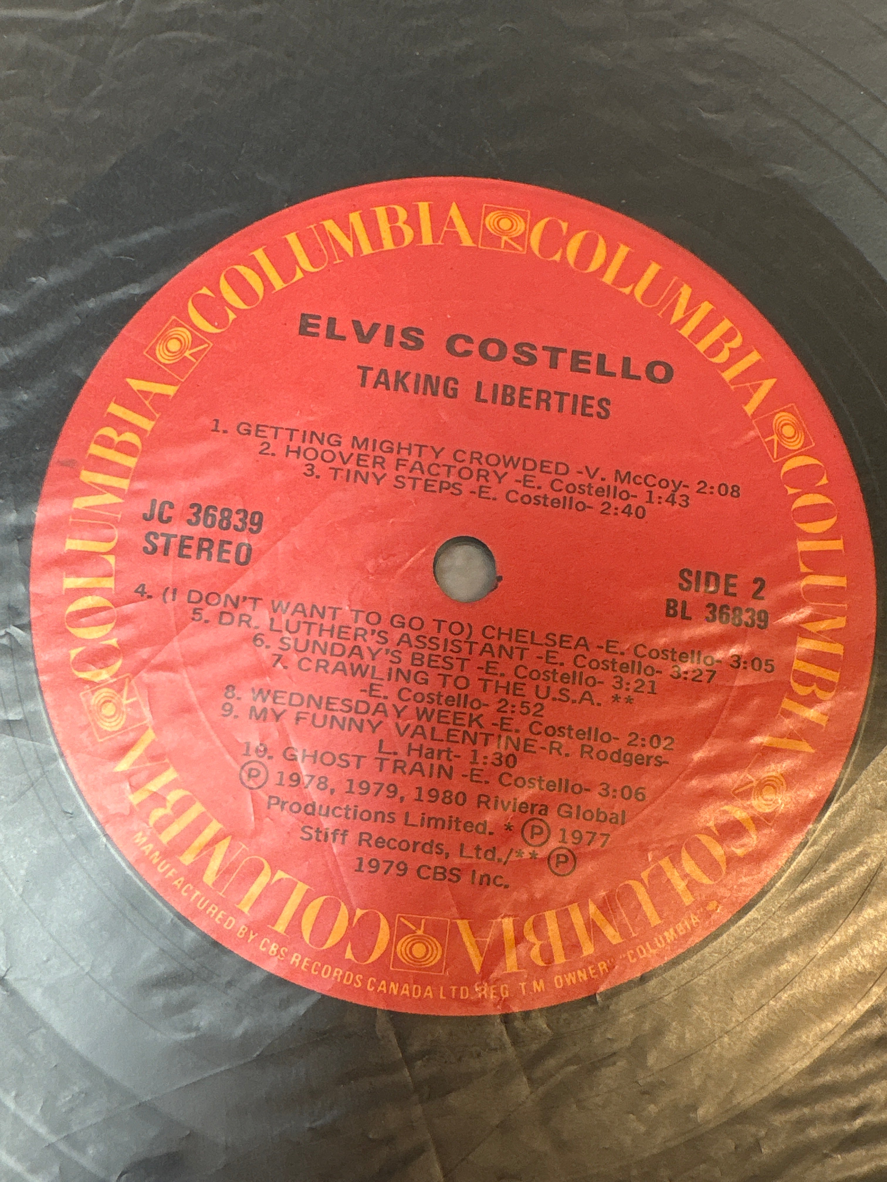 Taking Liberties- Elvis Costello