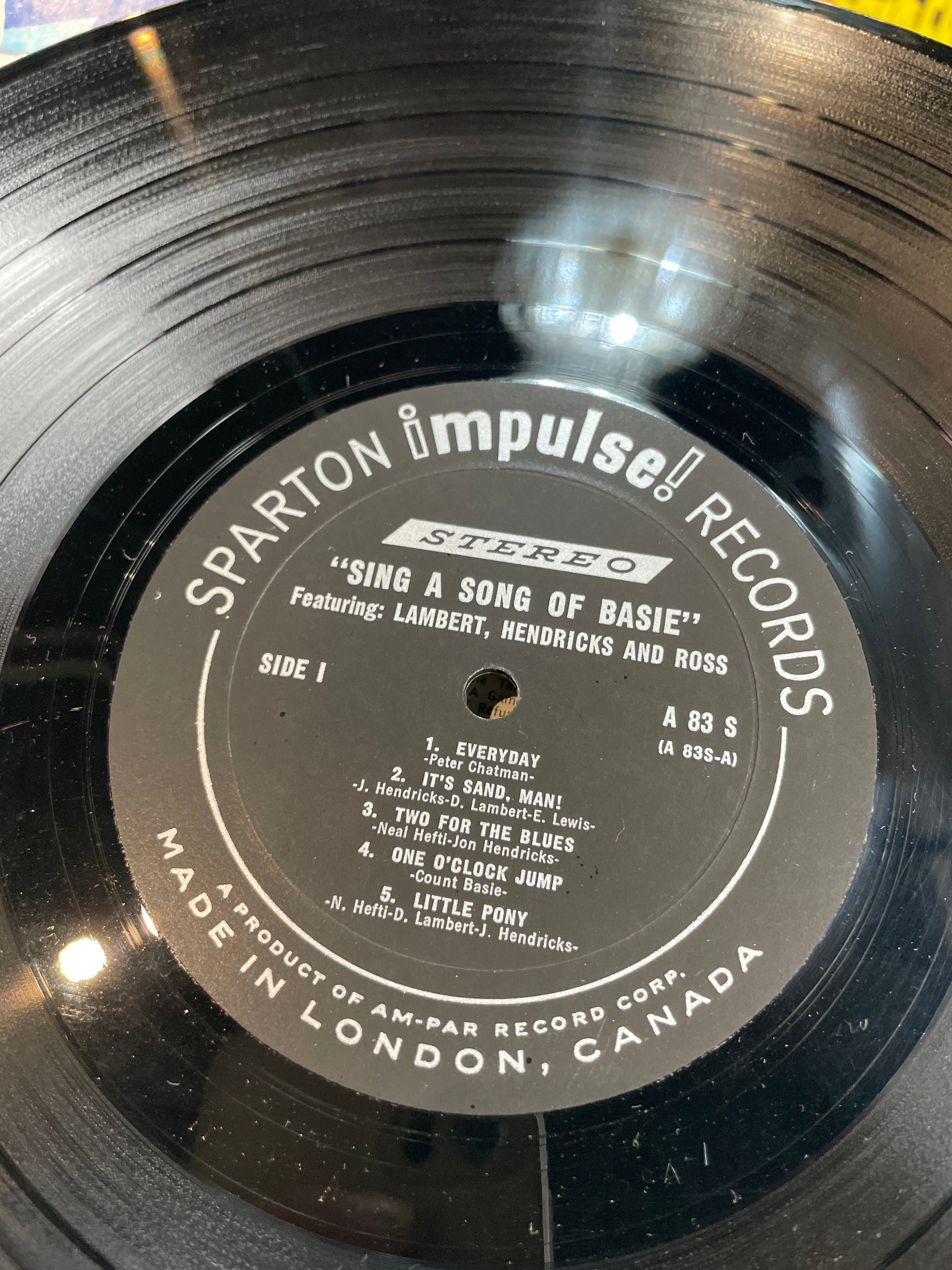 Sing a song of Basie - Lambert, Hendricks & Ross