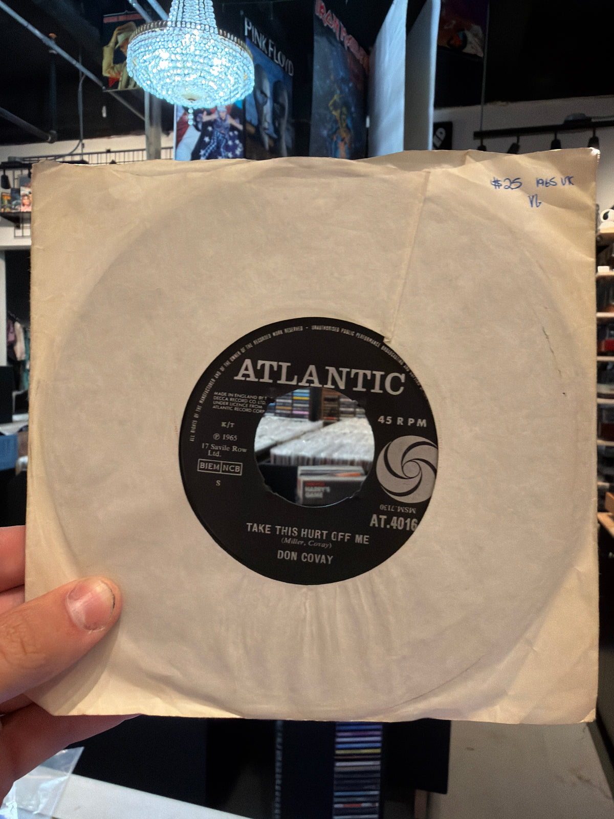 Don Covay - Take This Hurt Off Me (1965 UK) (45Rpm)