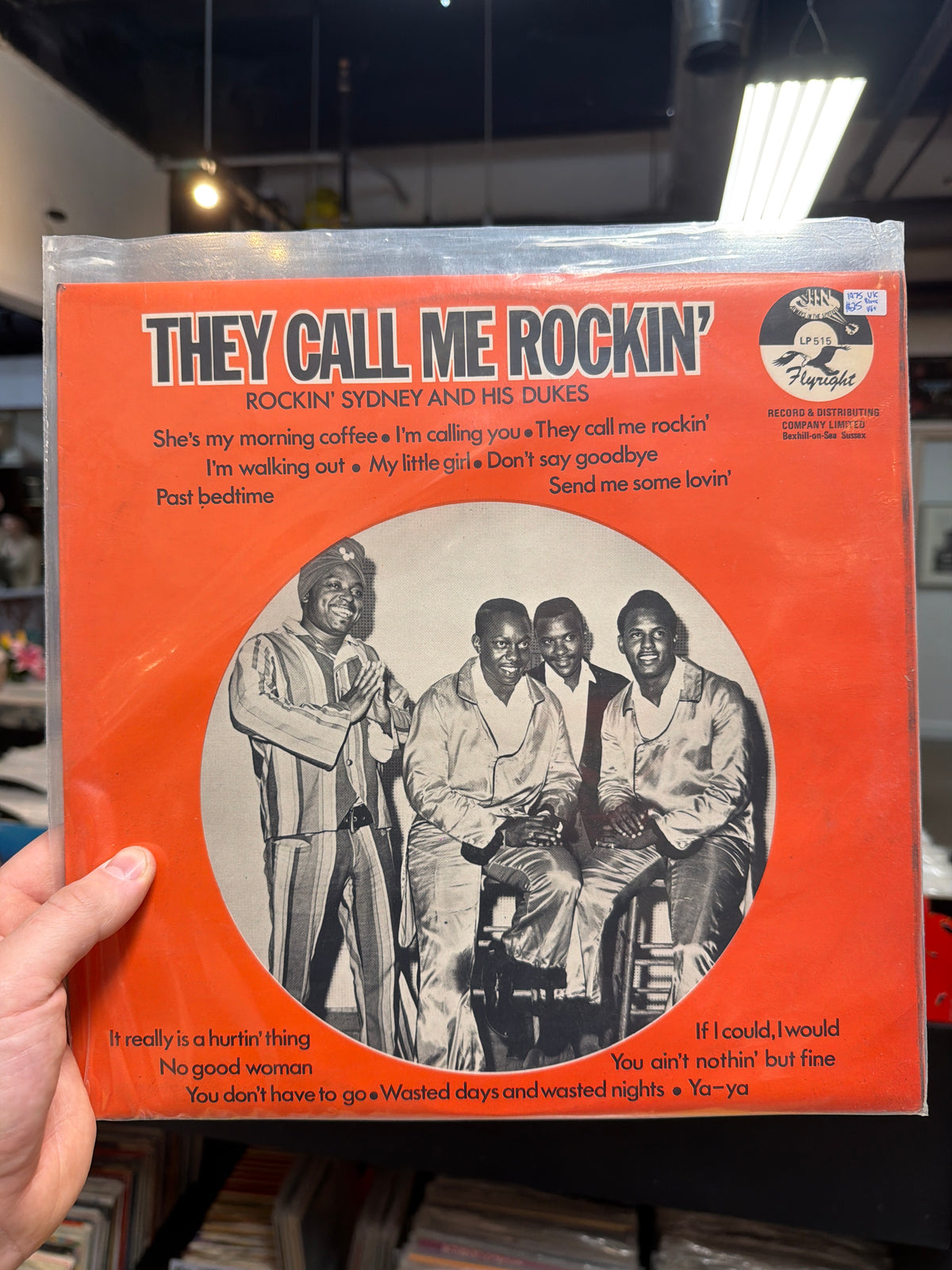 Rockin Sydney - They Call Me Rockin (1975 UK)