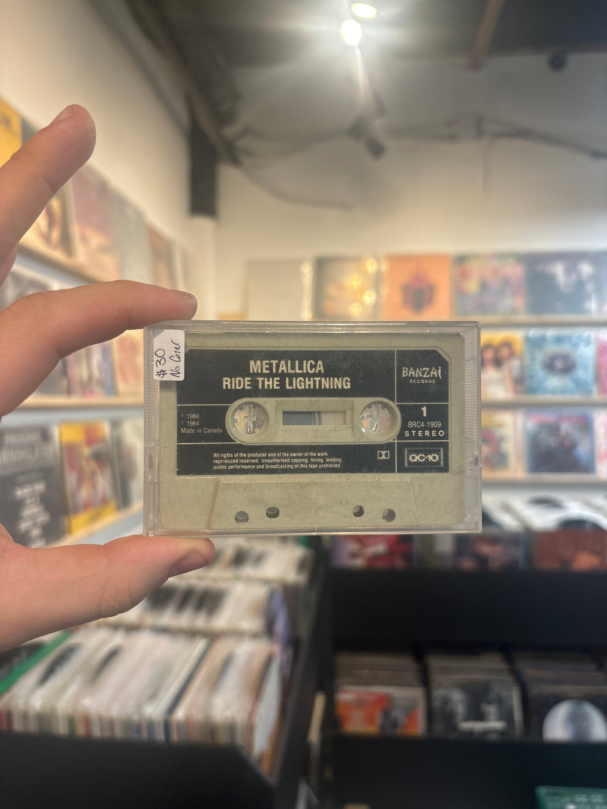 Metallica - Ride the Lightning (Banzai / No Cover)