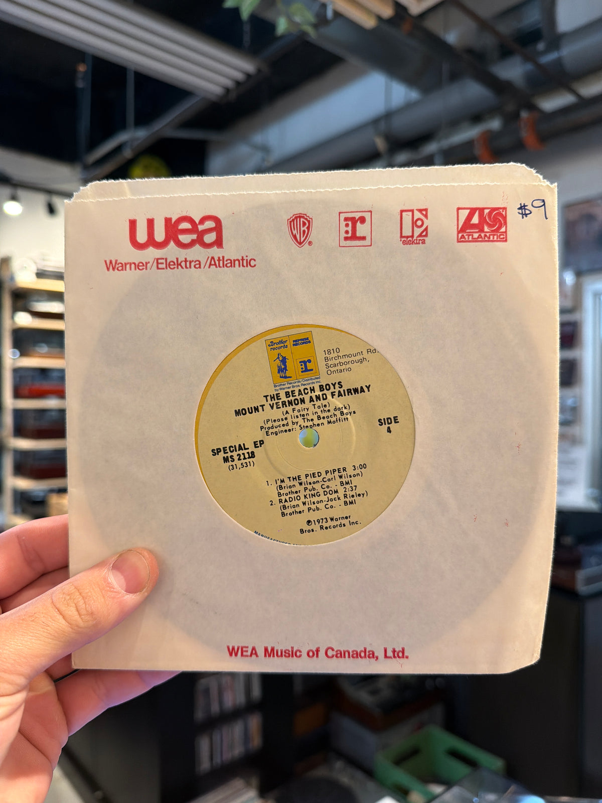 Beach Boys - Mount Vernon and Fairway (45rpm)