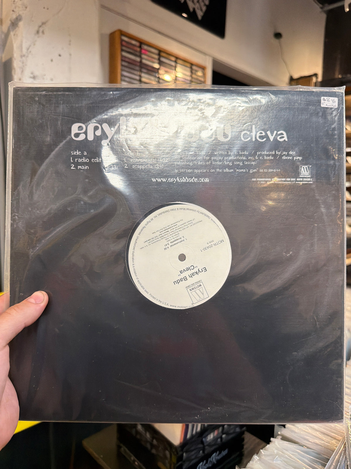 Erica Badu - Cleva (12” Promo)