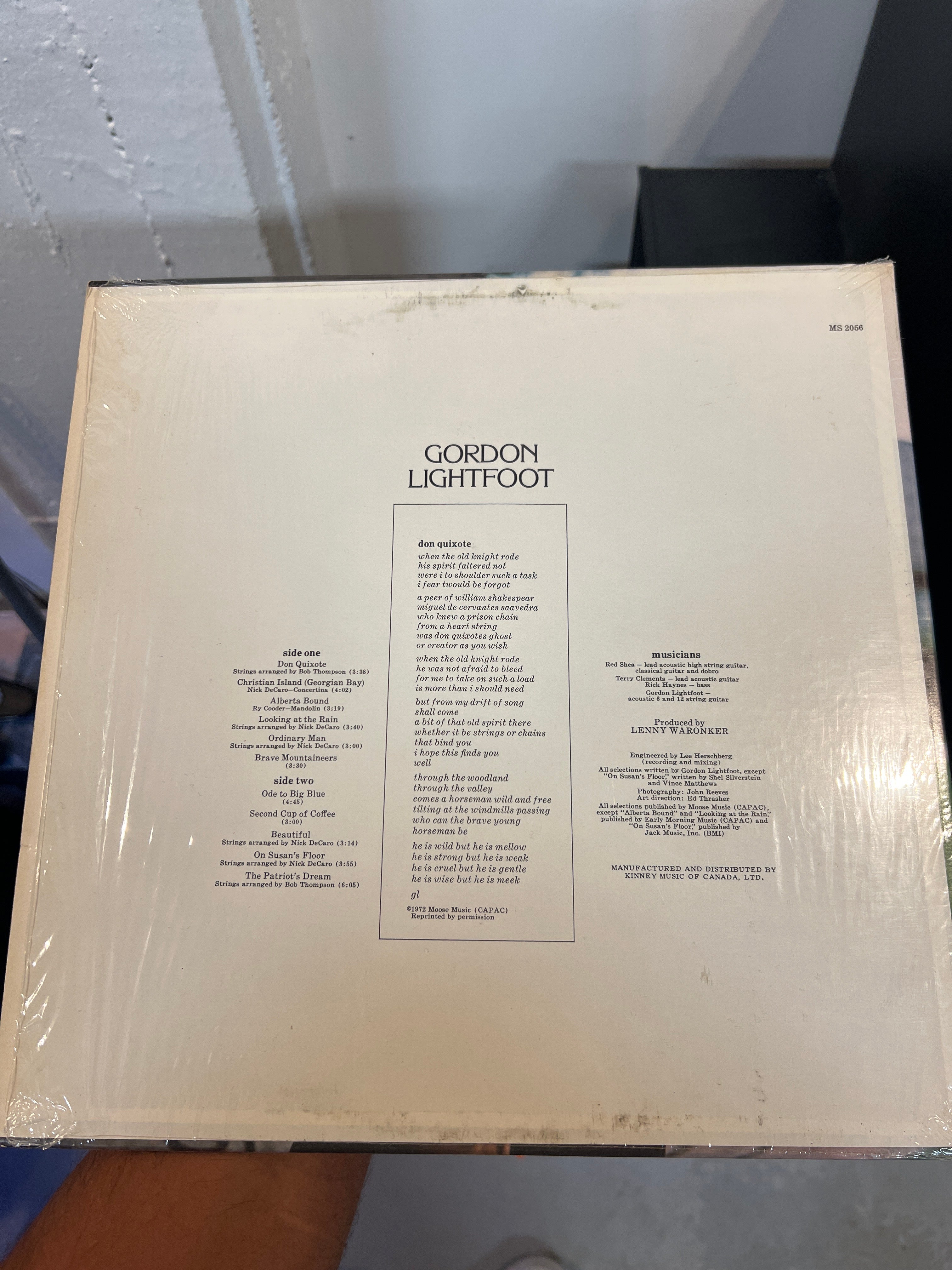 Don Quixote - Gordon Lightfoot