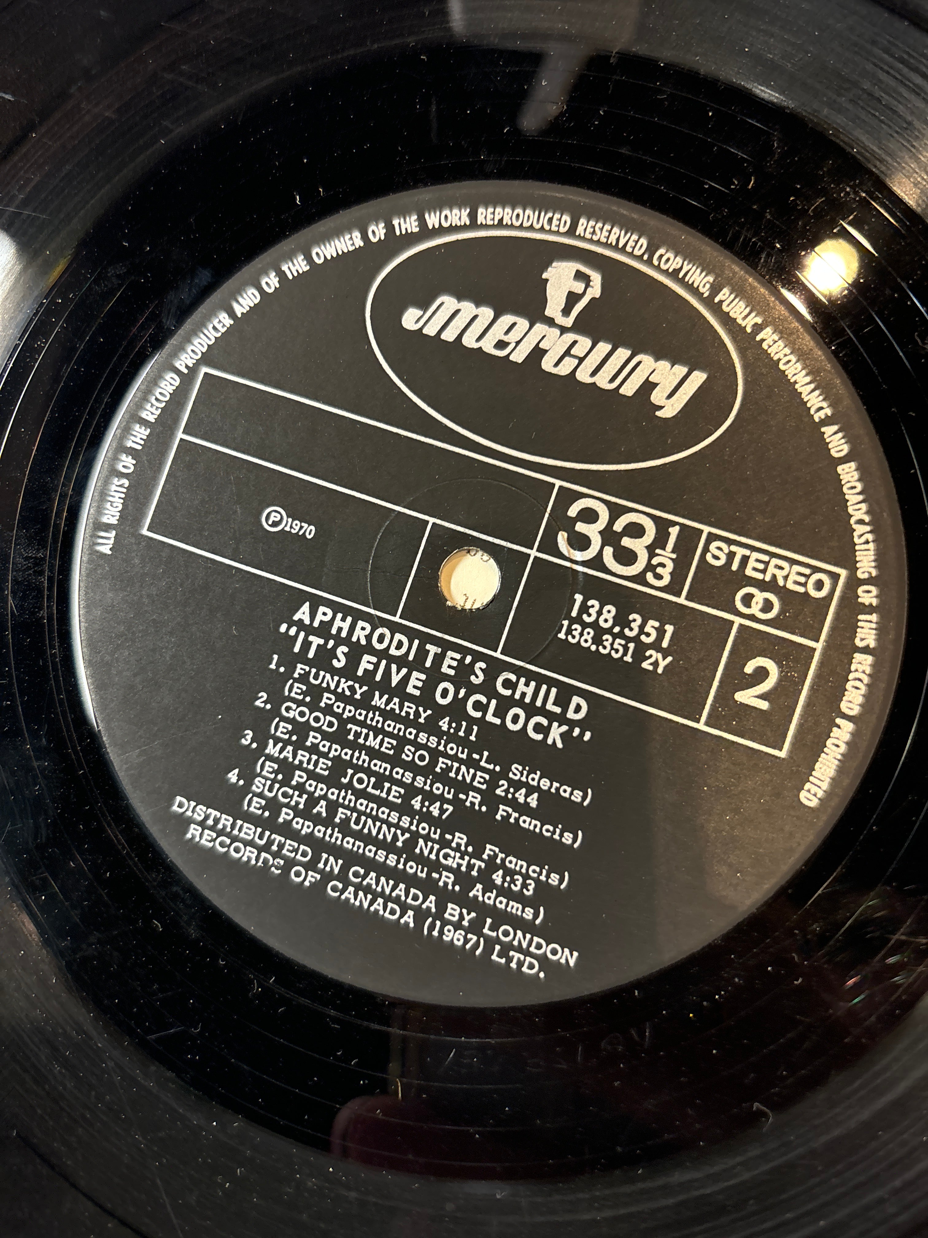 Aphrodites Child - Five O’clock