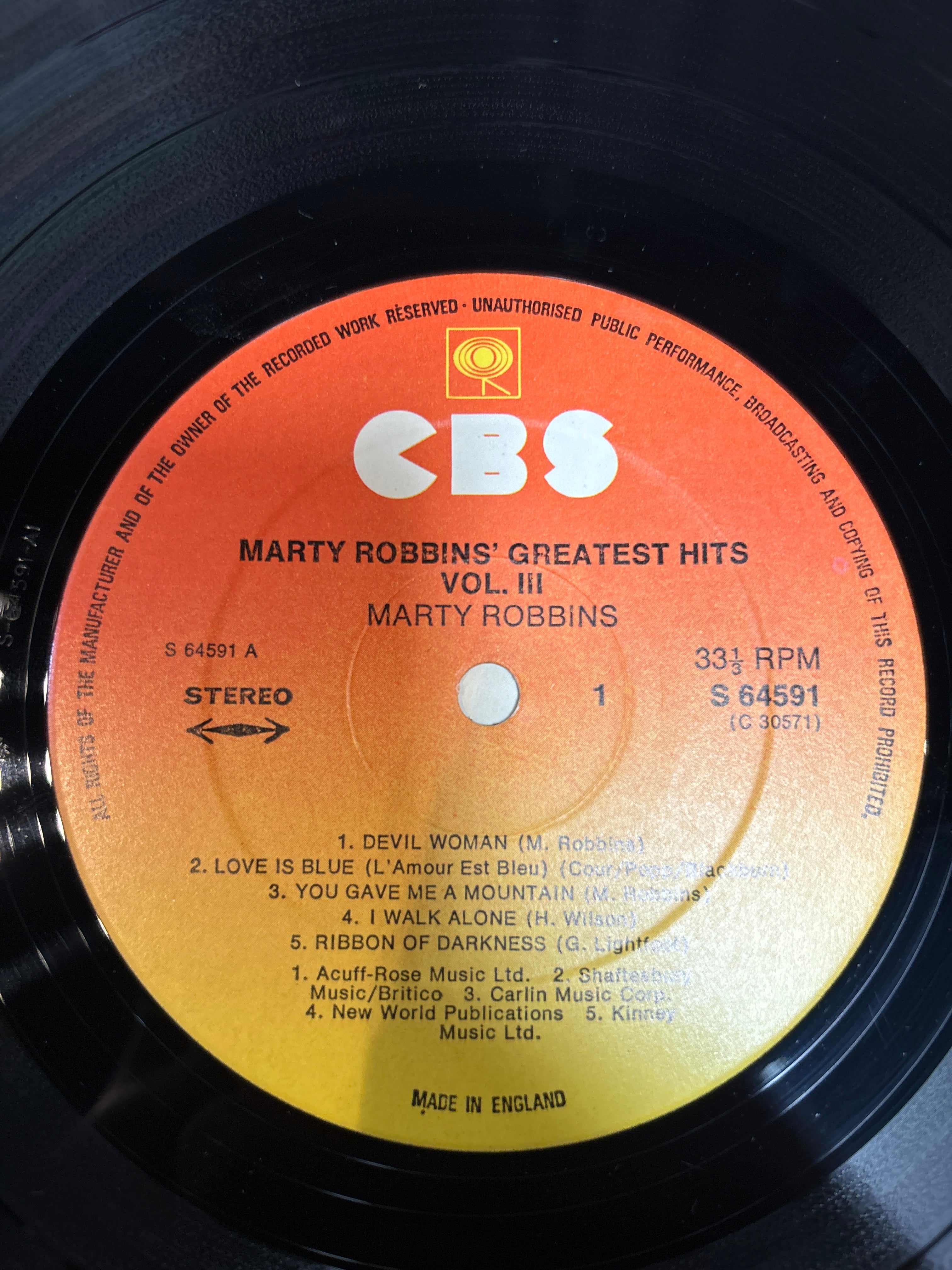 Marty Robbins - Greatest Hits Vol 3