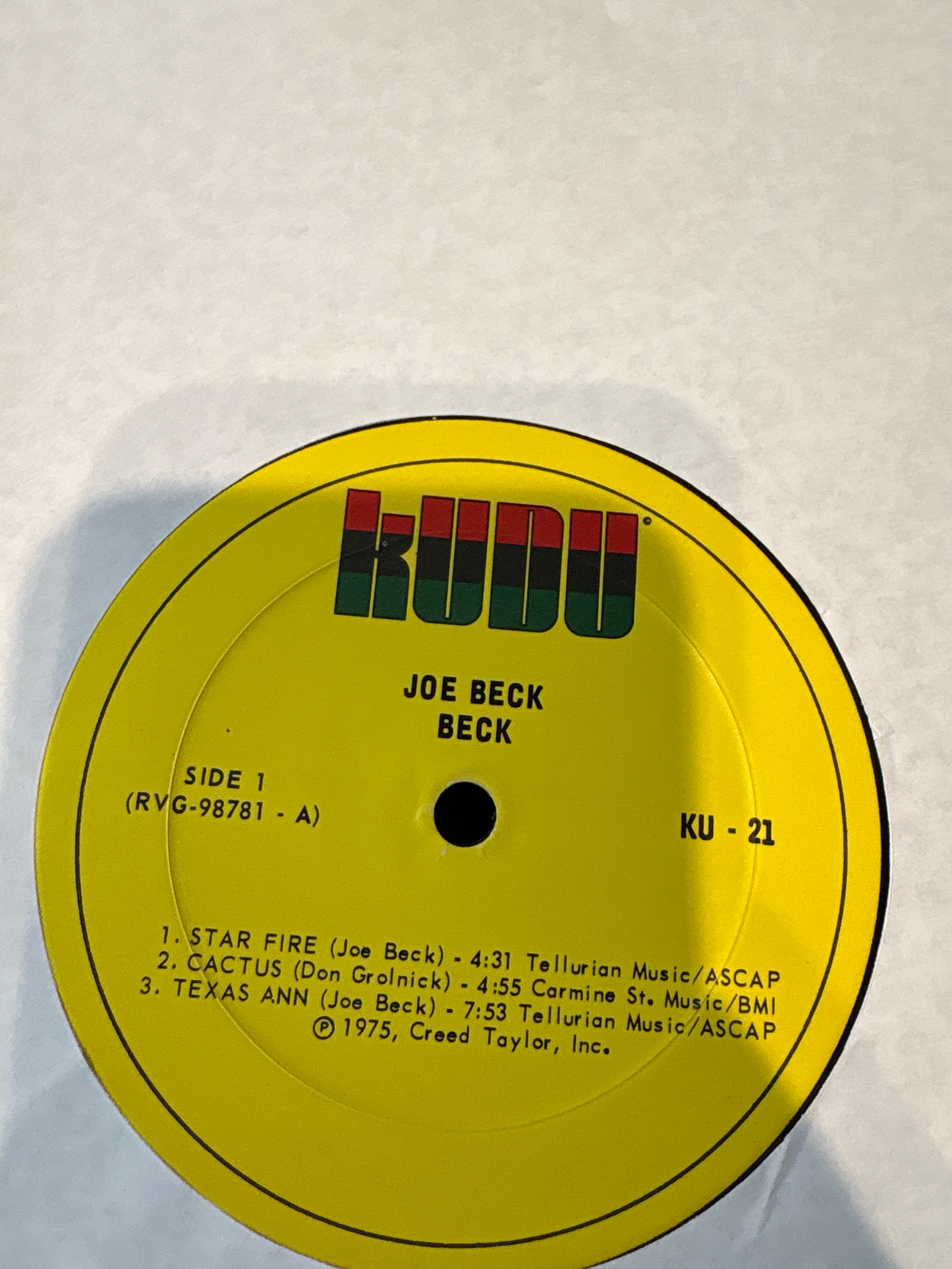 Joe beck - beck